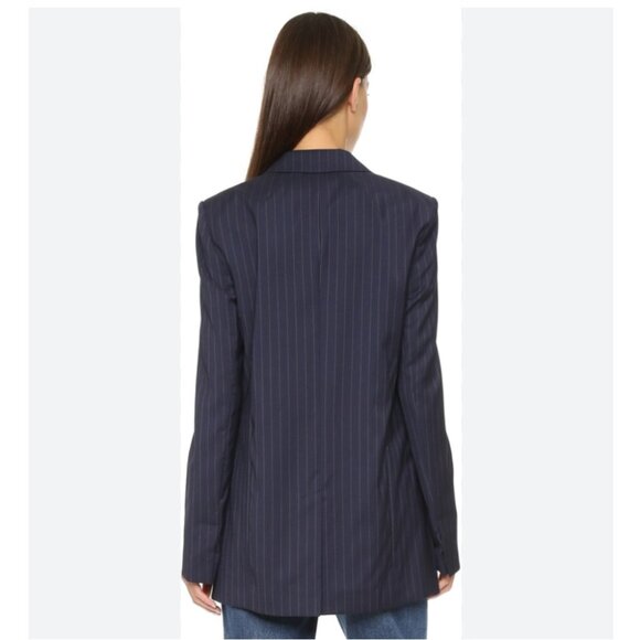 Equipment Womens Kadley Blazer Jacket Open Front 100% Italian Wool - Picture 2 of 16